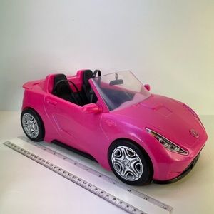 Barbie Mattel Sparkly Pink Barbie Doll Car Convertible Vehicle